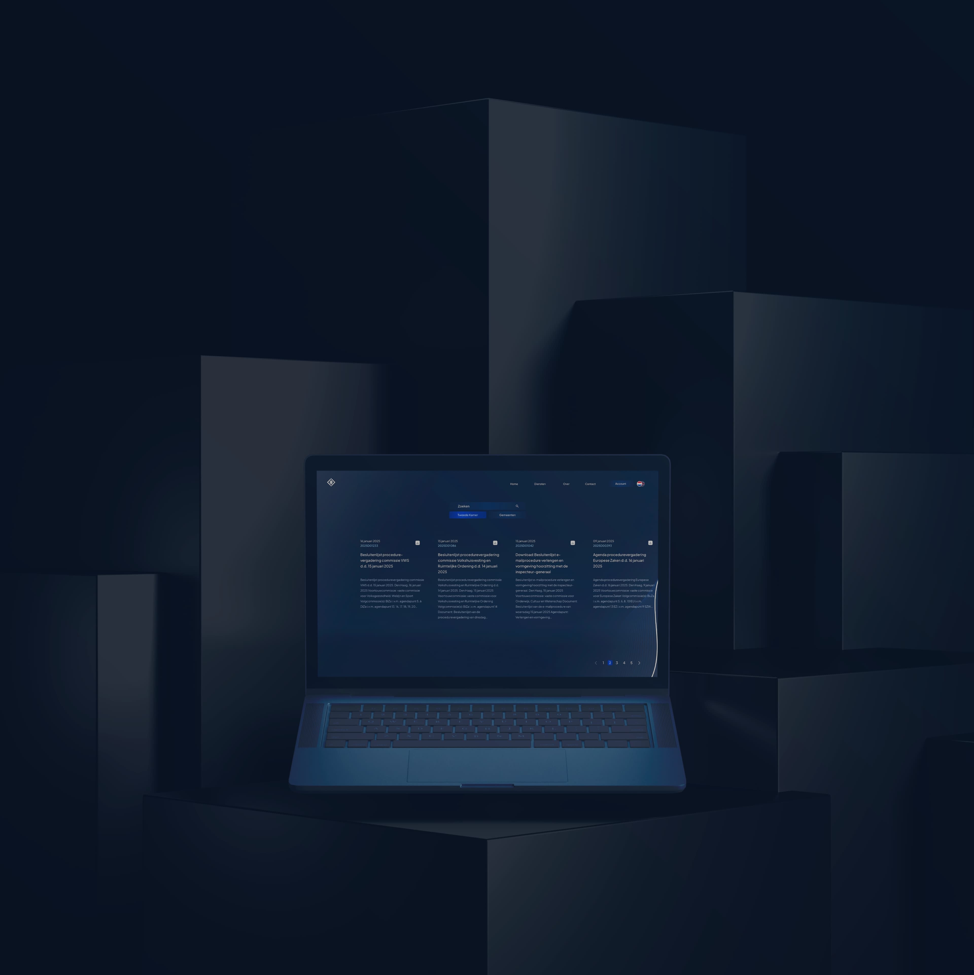 Laptop met inlogscherm